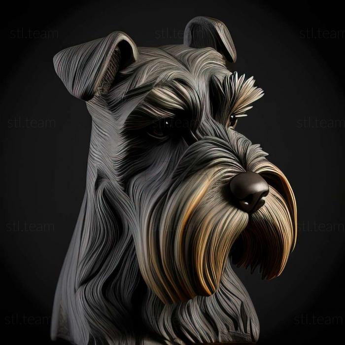 Zwergschnauzer dog